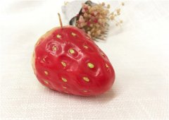 造型蜡烛之美味的草莓，DIY创意生活馆的分享